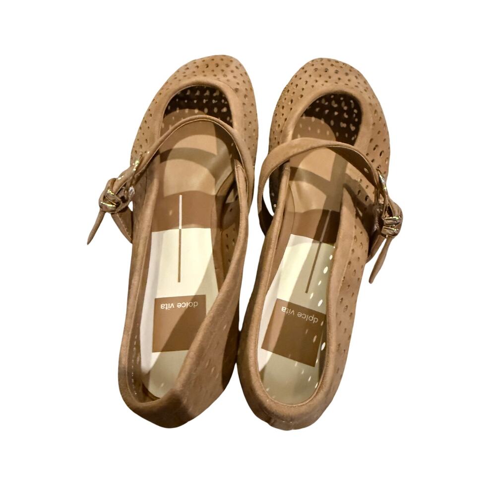 NWT Dolce Vita Mikel Perforated Buckle Mary Jane Flats Women’s Sz. 8.5 - Picture 6 of 8